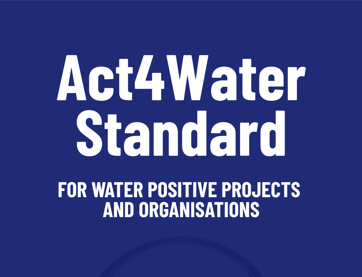 Act4Water Standard